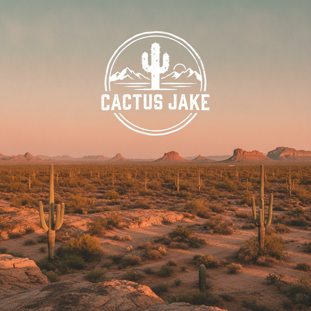 Southwest desert scene, Cactus Jake