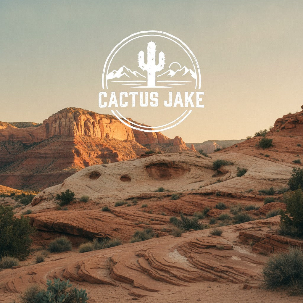 Southwest desert scene, Cactus Jake