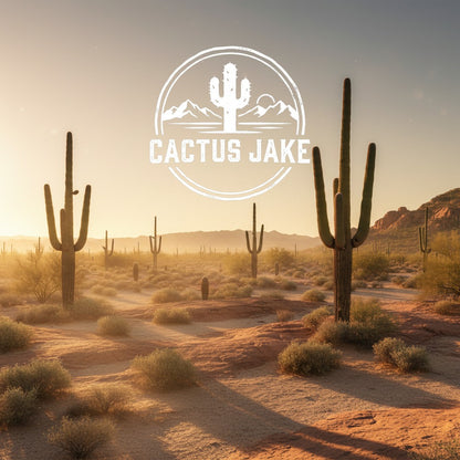 Southwest desert scene, Cactus Jake