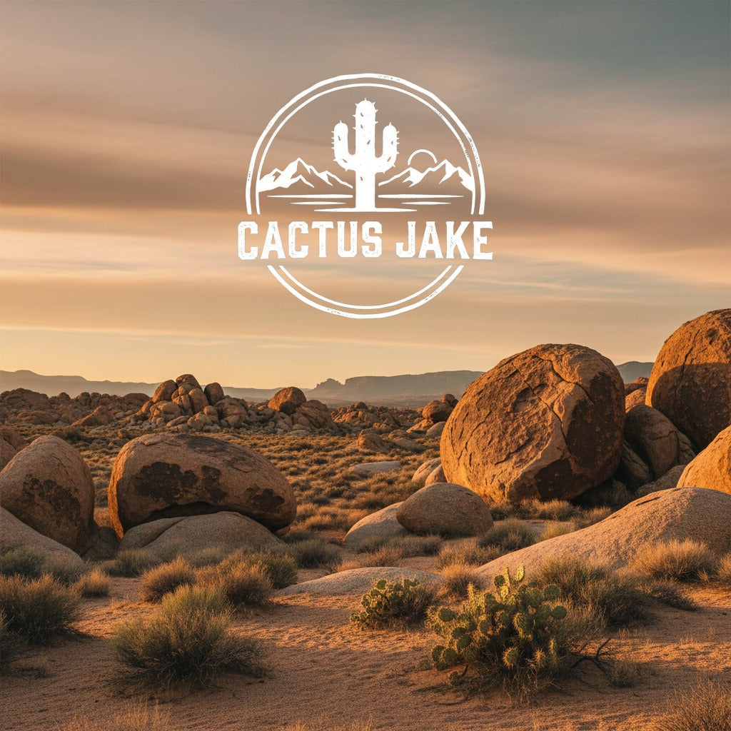 Southwest desert scene, Cactus Jake