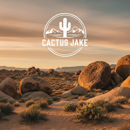 Southwest desert scene, Cactus Jake