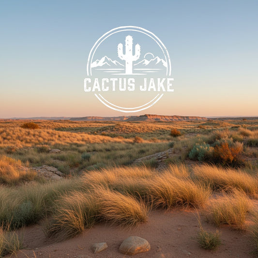 Southwest desert scene, Cactus Jake