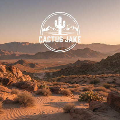 Southwest desert scene, Cactus Jake