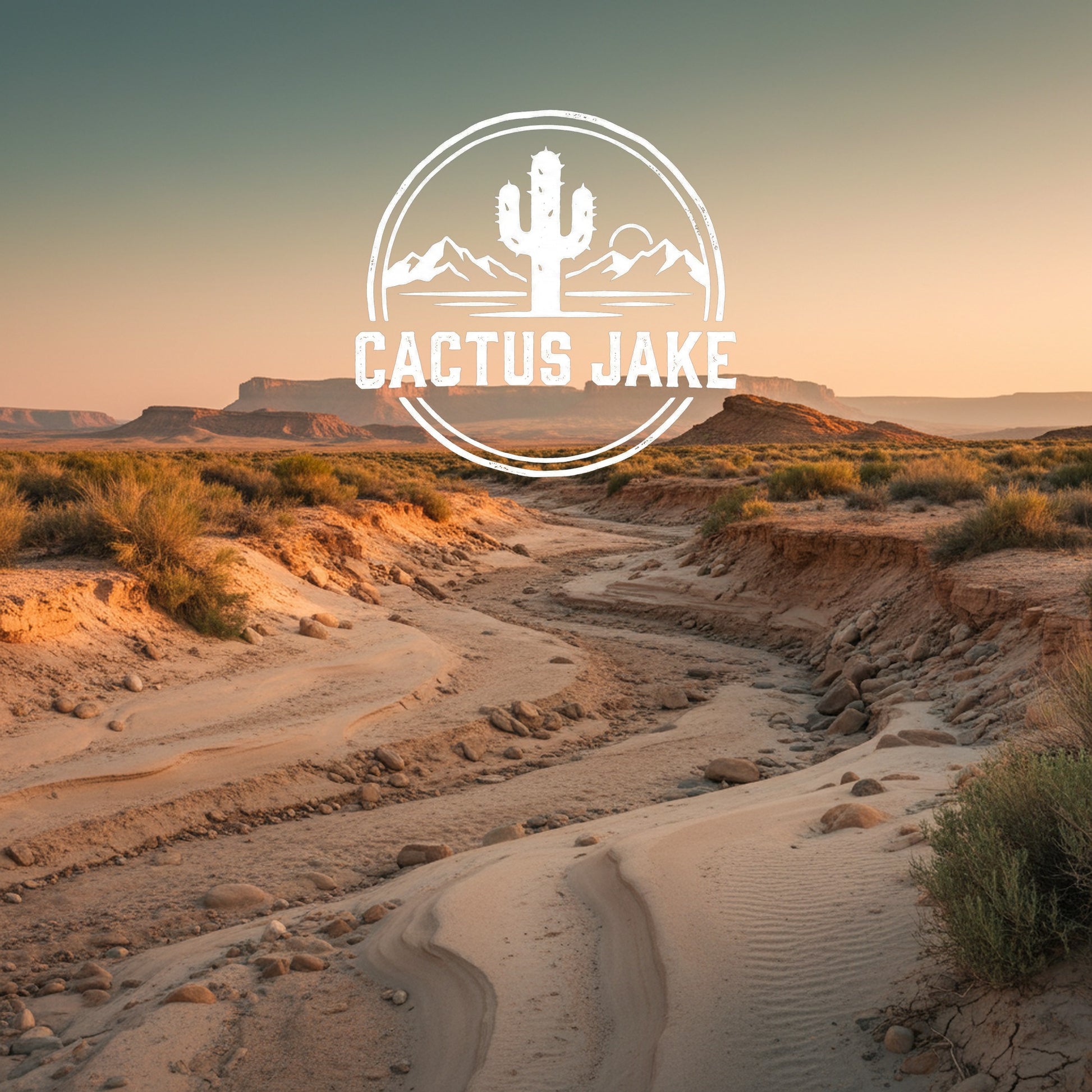 Southwest desert scene, Cactus Jake