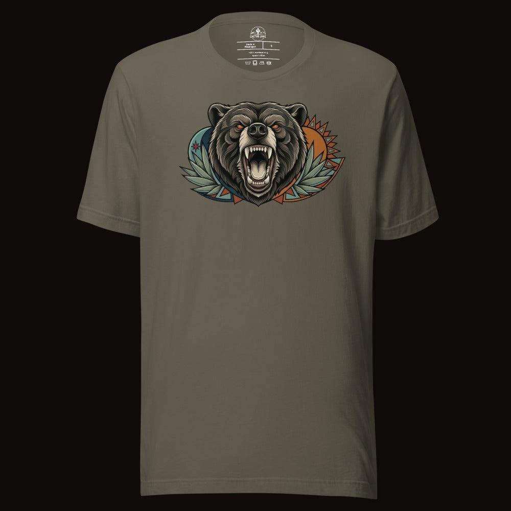 Roaring Bear Sun Moon Tee
