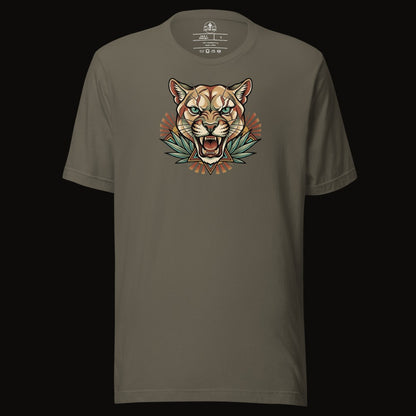 Teal Eye Mountain Lion Tee
