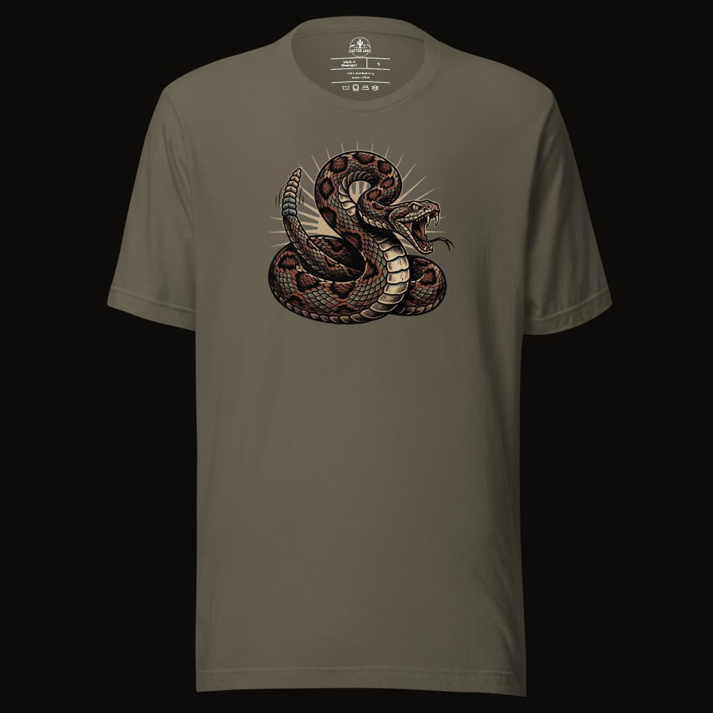 Coiled Strike Rattlesnake Tee