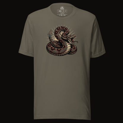 Coiled Strike Rattlesnake Tee