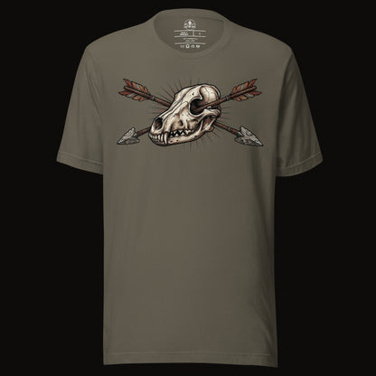 Crossed Arrows Coyote Skull Tee