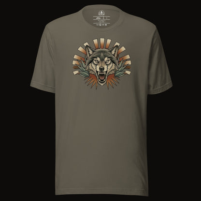 Agave Burst Wolf Tee