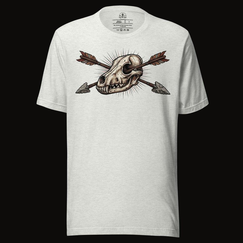 Crossed Arrows Coyote Skull Tee