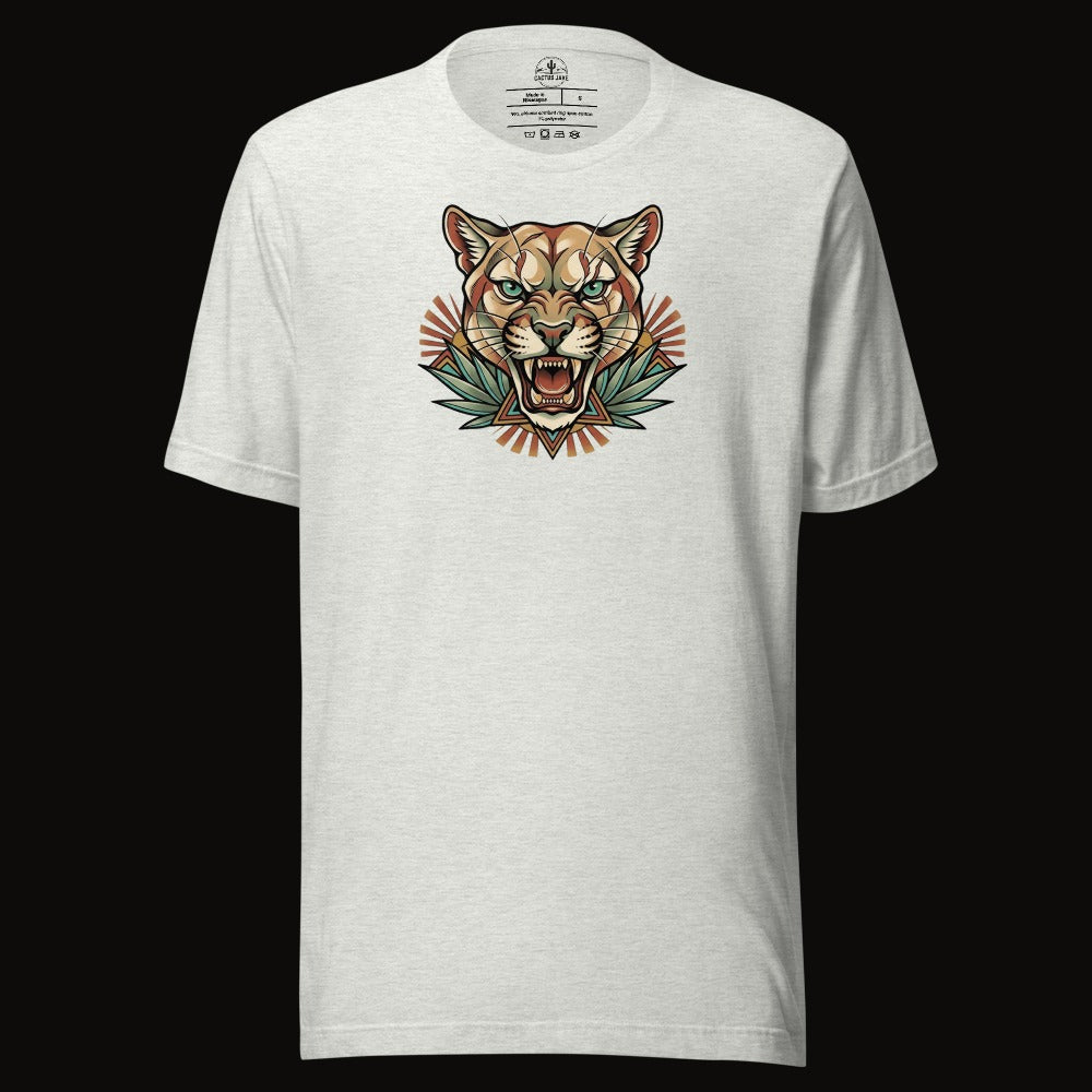 Teal Eye Mountain Lion Tee