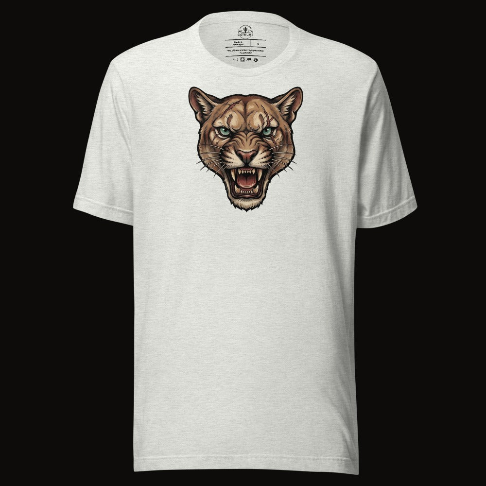 Battle Scarred Mountain Lion Tee