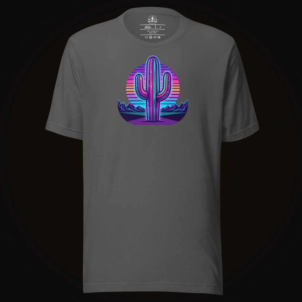 Synthwave Saguaro Tee