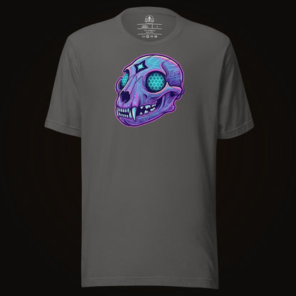 Cyber Mountain Lion Skull Tee
