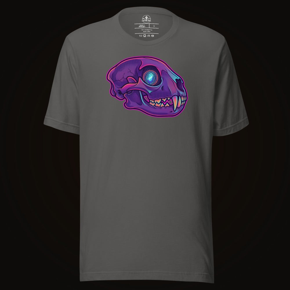 Crystal Eye Mountain Lion Skull Tee
