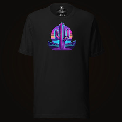 Synthwave Saguaro Tee