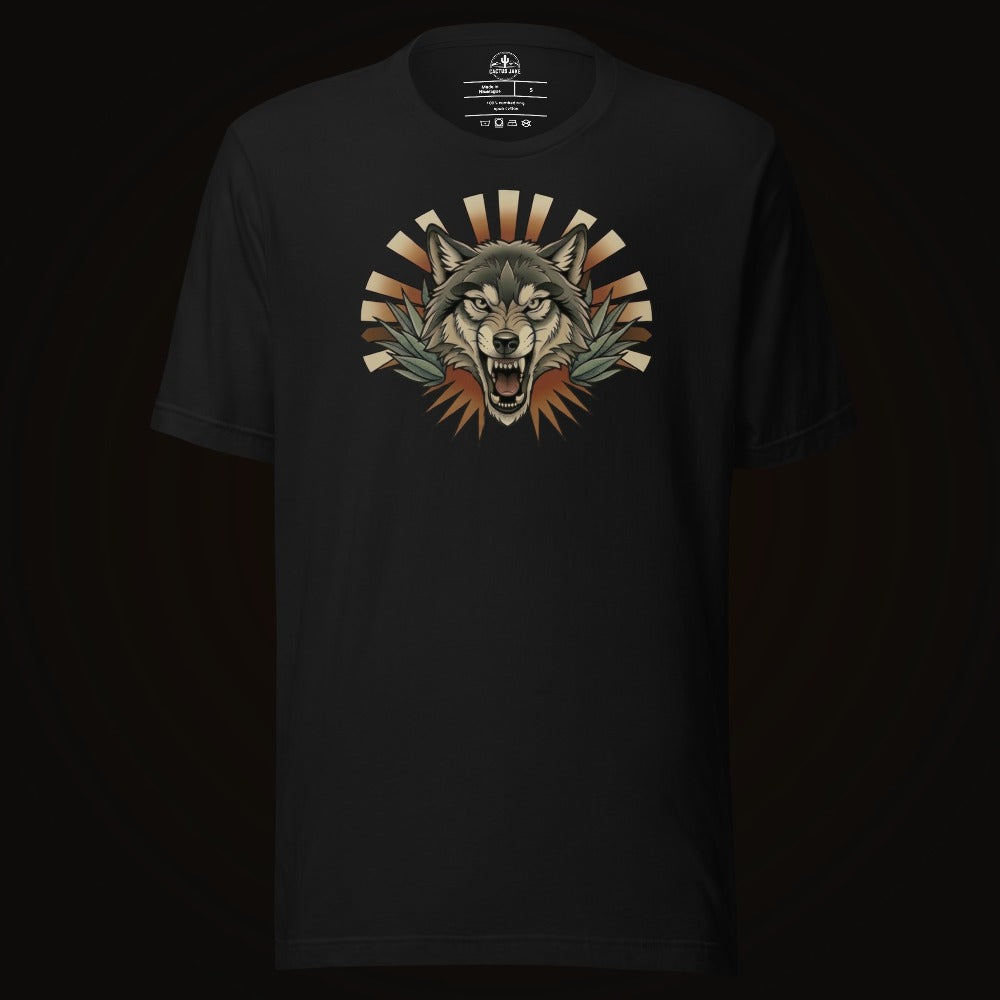 Agave Burst Wolf Tee