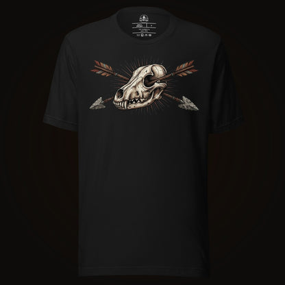 Crossed Arrows Coyote Skull Tee