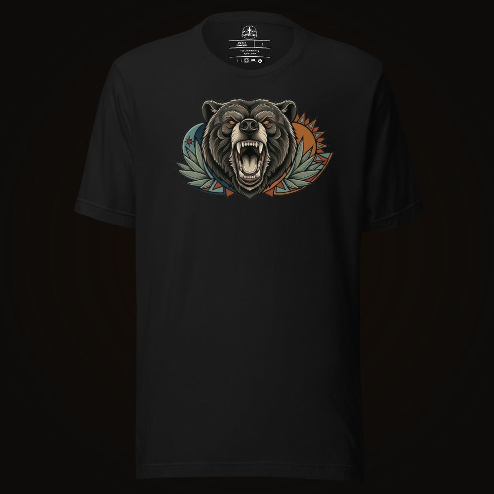 Roaring Bear Sun Moon Tee