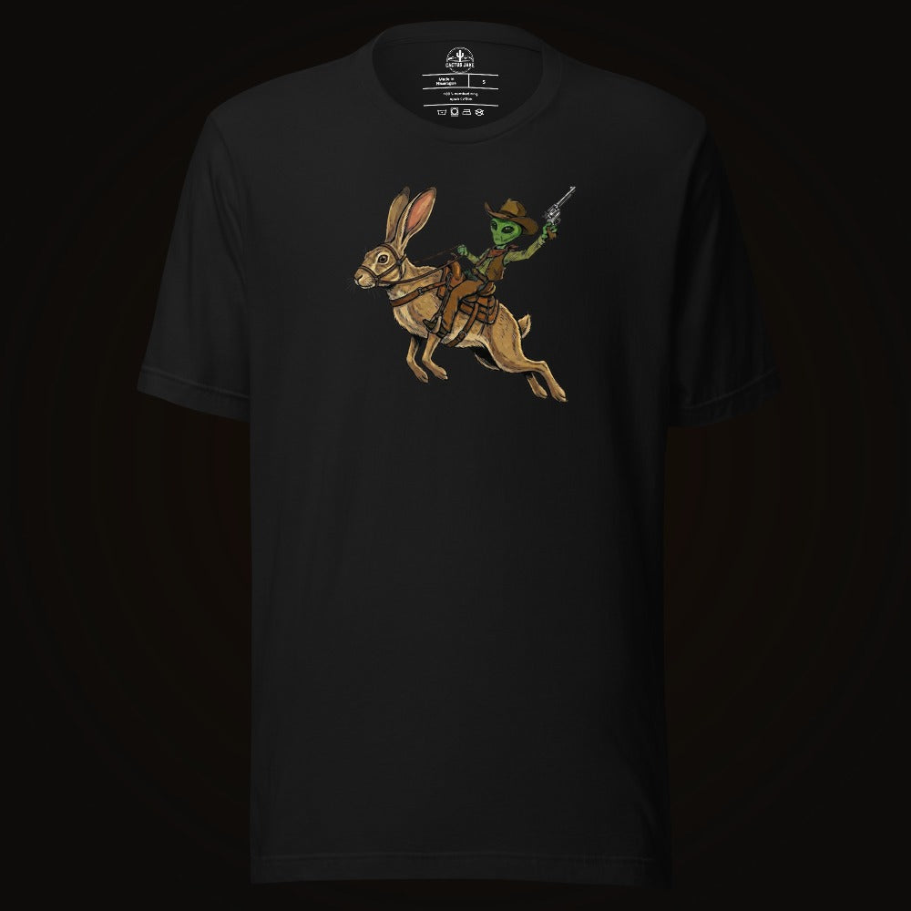 Alien Cowboy Jackrabbit Tee