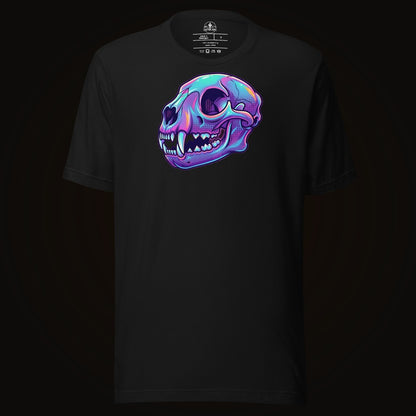 Vaporwave Mountain Lion Skull Tee