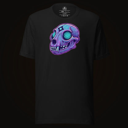 Cyber Mountain Lion Skull Tee