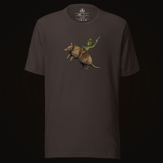 Alien Cowboy Armadillo Rider Tee