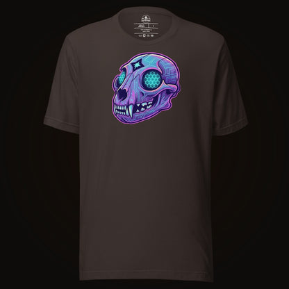 Cyber Mountain Lion Skull Tee