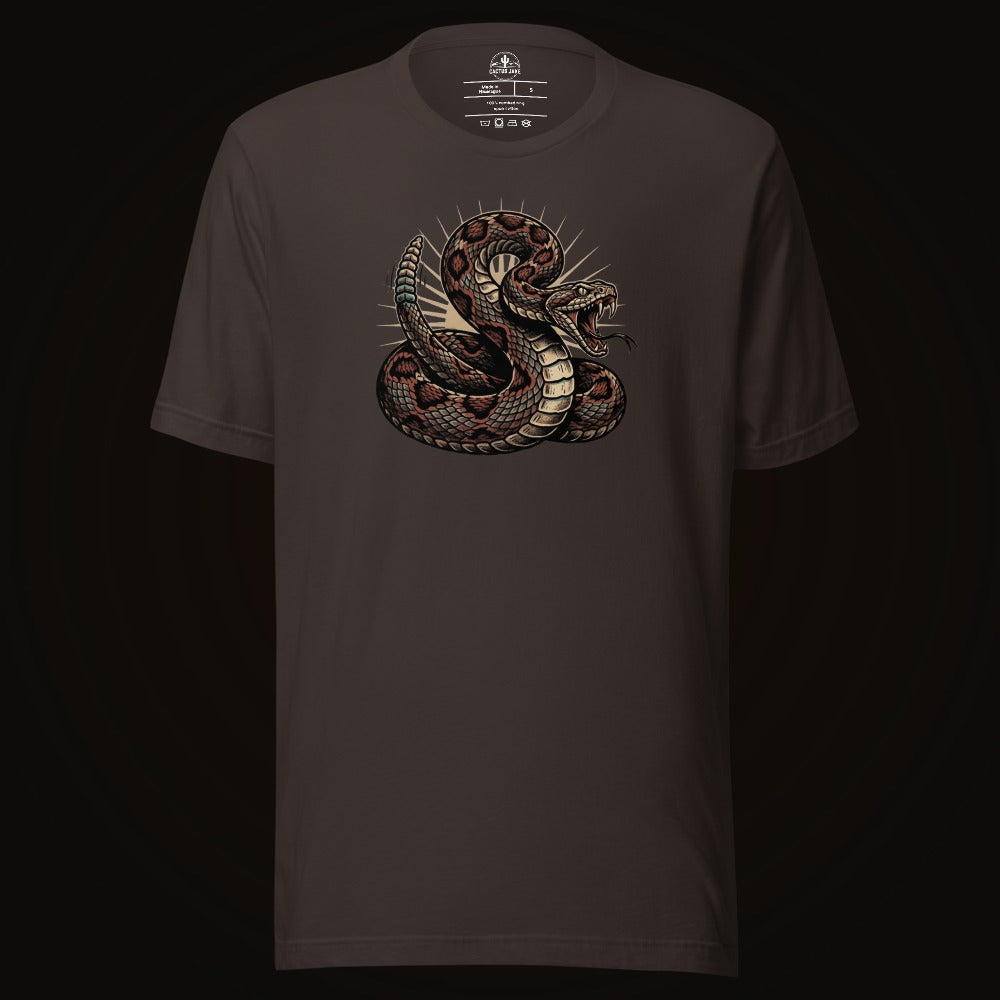 Coiled Strike Rattlesnake Tee