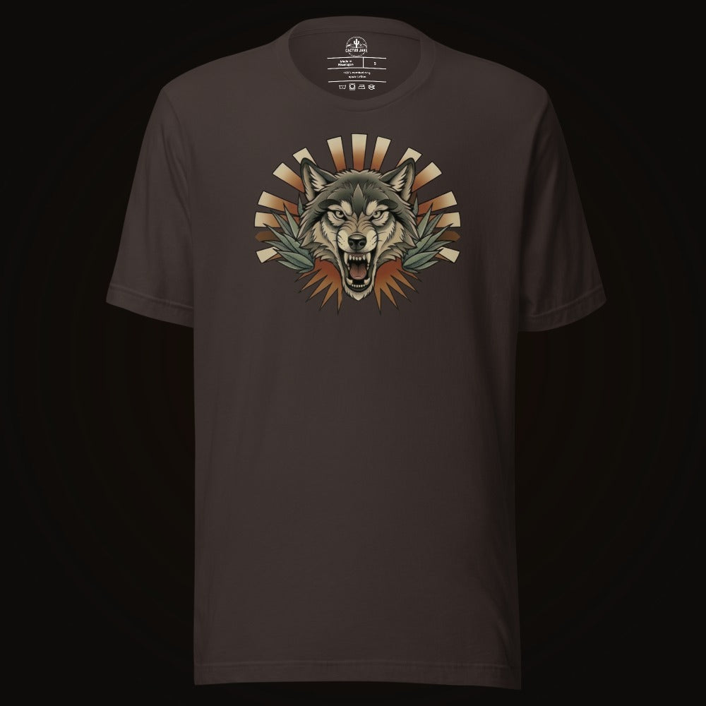 Agave Burst Wolf Tee