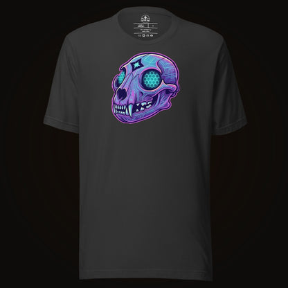 Cyber Mountain Lion Skull Tee