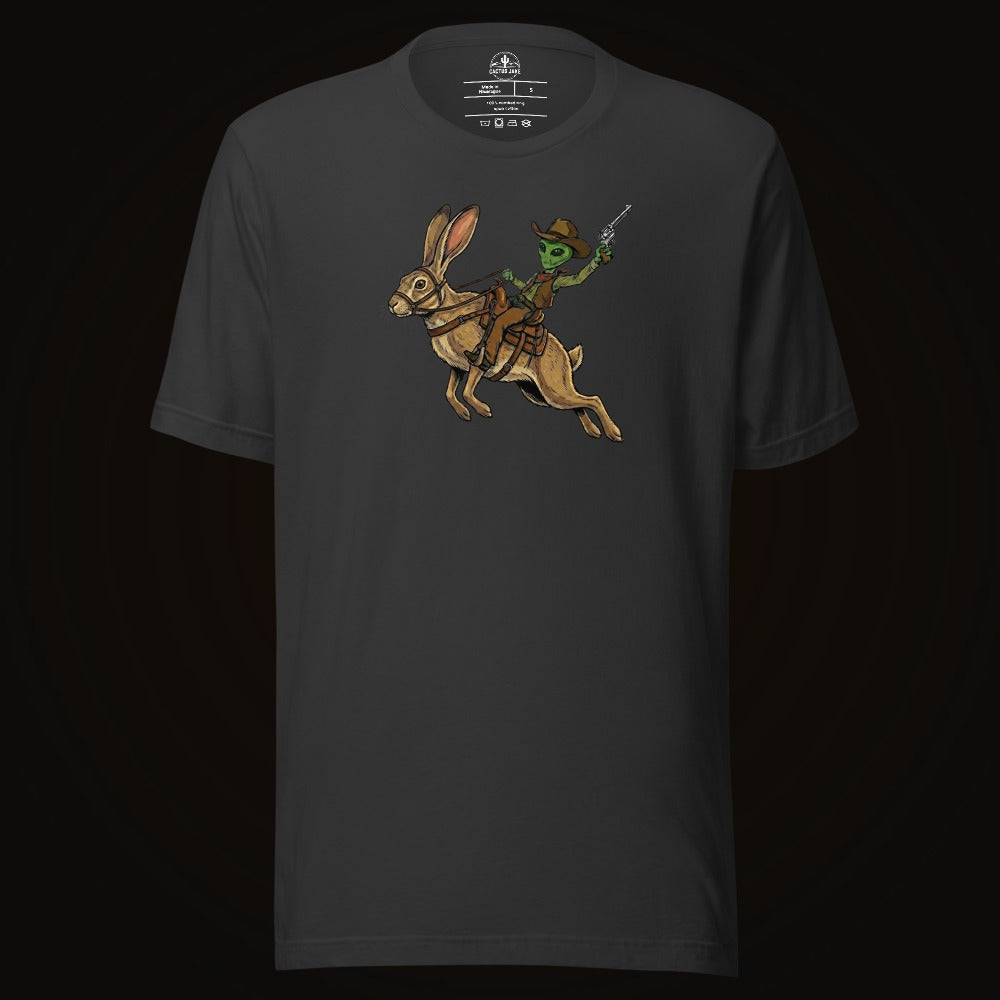 Alien Cowboy Jackrabbit Tee