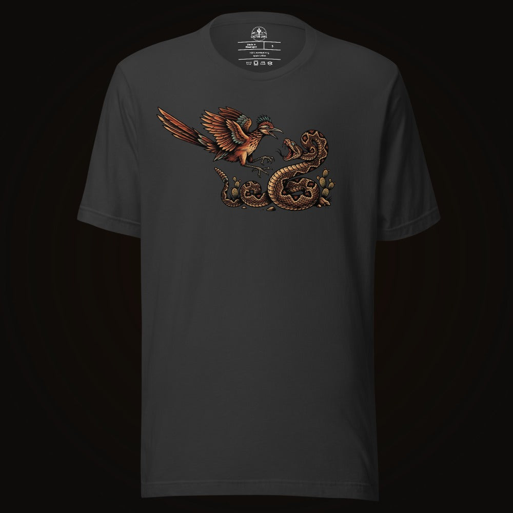 Roadrunner vs Rattlesnake Tee