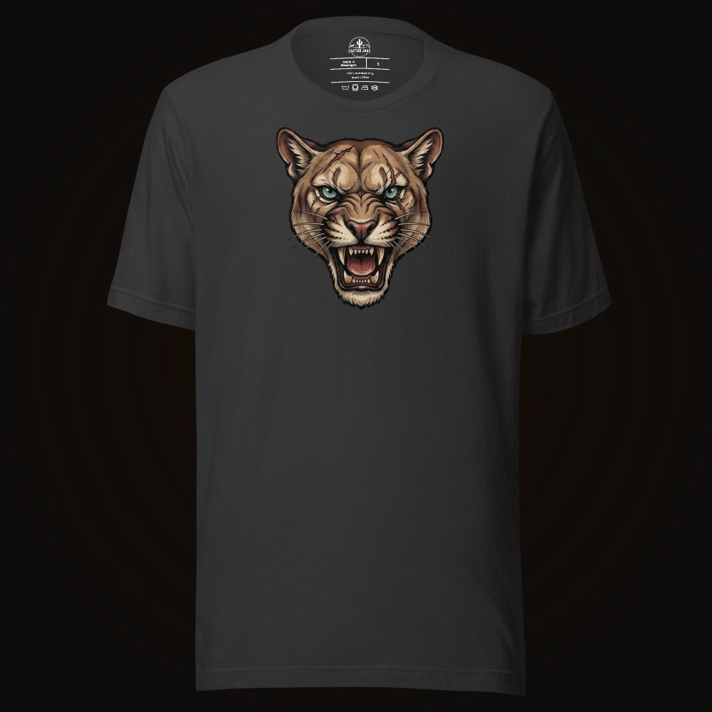 Battle Scarred Mountain Lion Tee