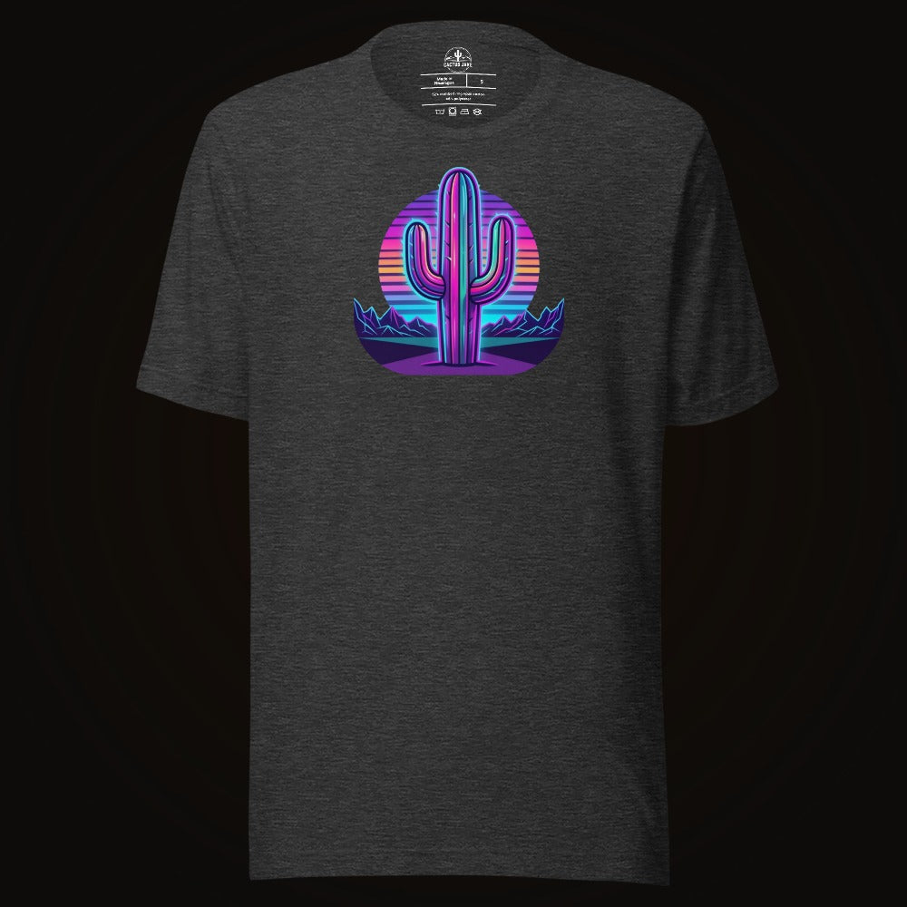 Synthwave Saguaro Tee