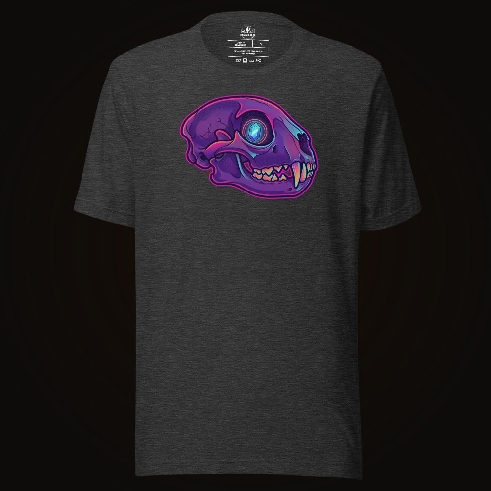 Crystal Eye Mountain Lion Skull Tee