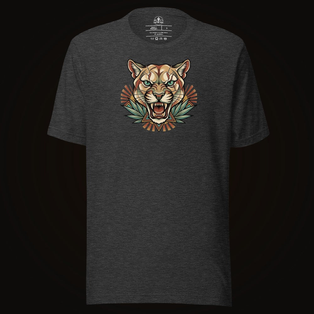 Teal Eye Mountain Lion Tee