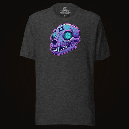 Cyber Mountain Lion Skull Tee