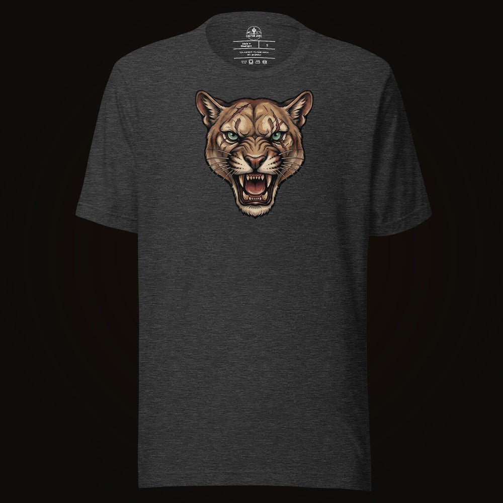 Battle Scarred Mountain Lion Tee