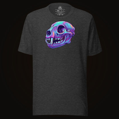 Vaporwave Mountain Lion Skull Tee