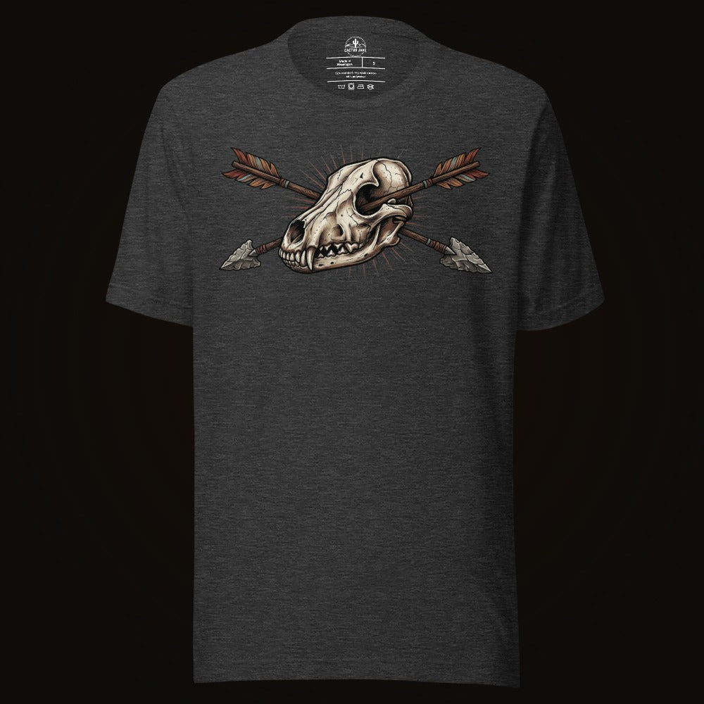 Crossed Arrows Coyote Skull Tee