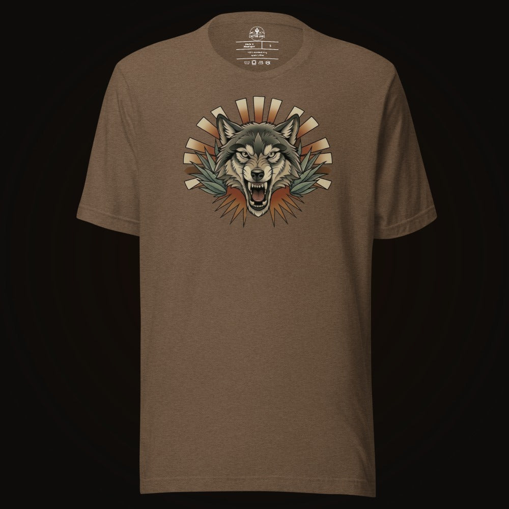 Agave Burst Wolf Tee