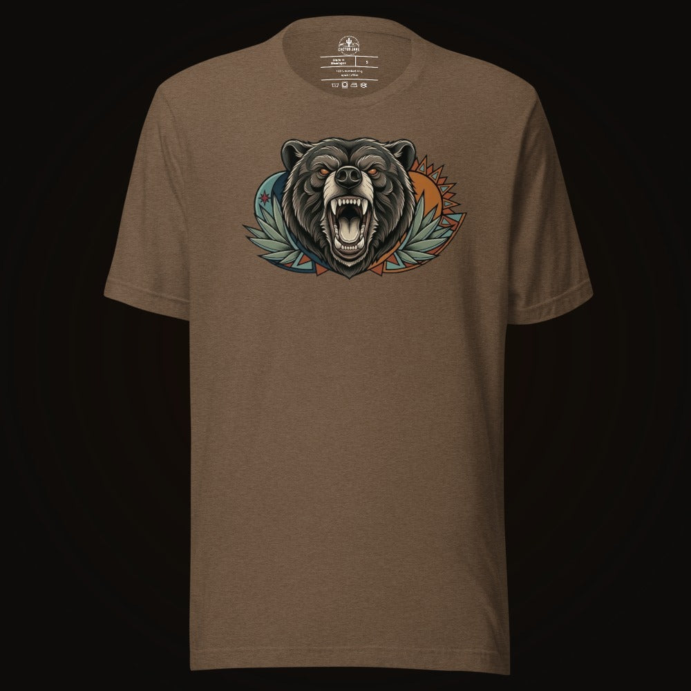 Roaring Bear Sun Moon Tee