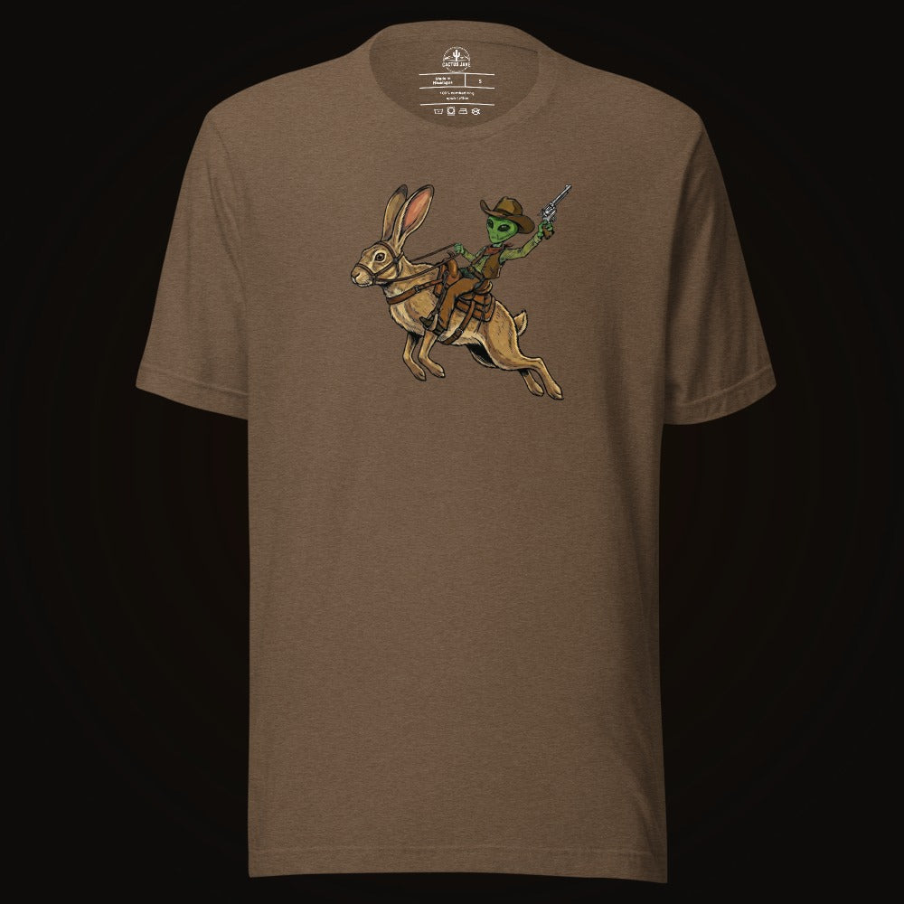 Alien Cowboy Jackrabbit Tee