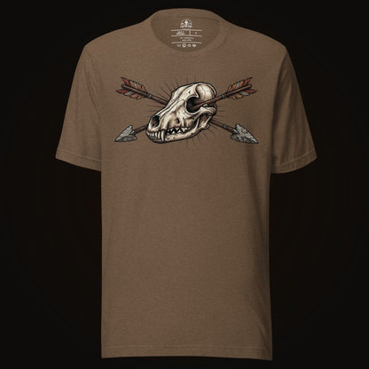 Crossed Arrows Coyote Skull Tee