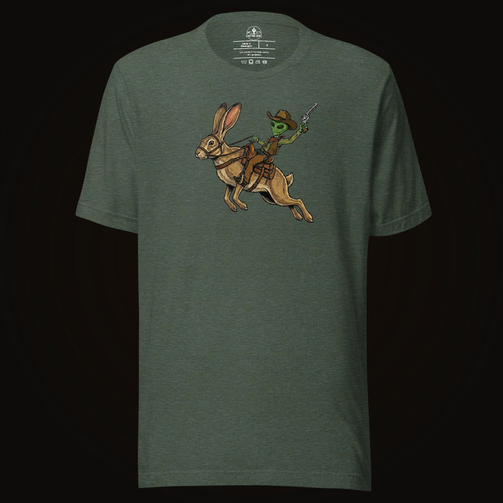 Alien Cowboy Jackrabbit Tee