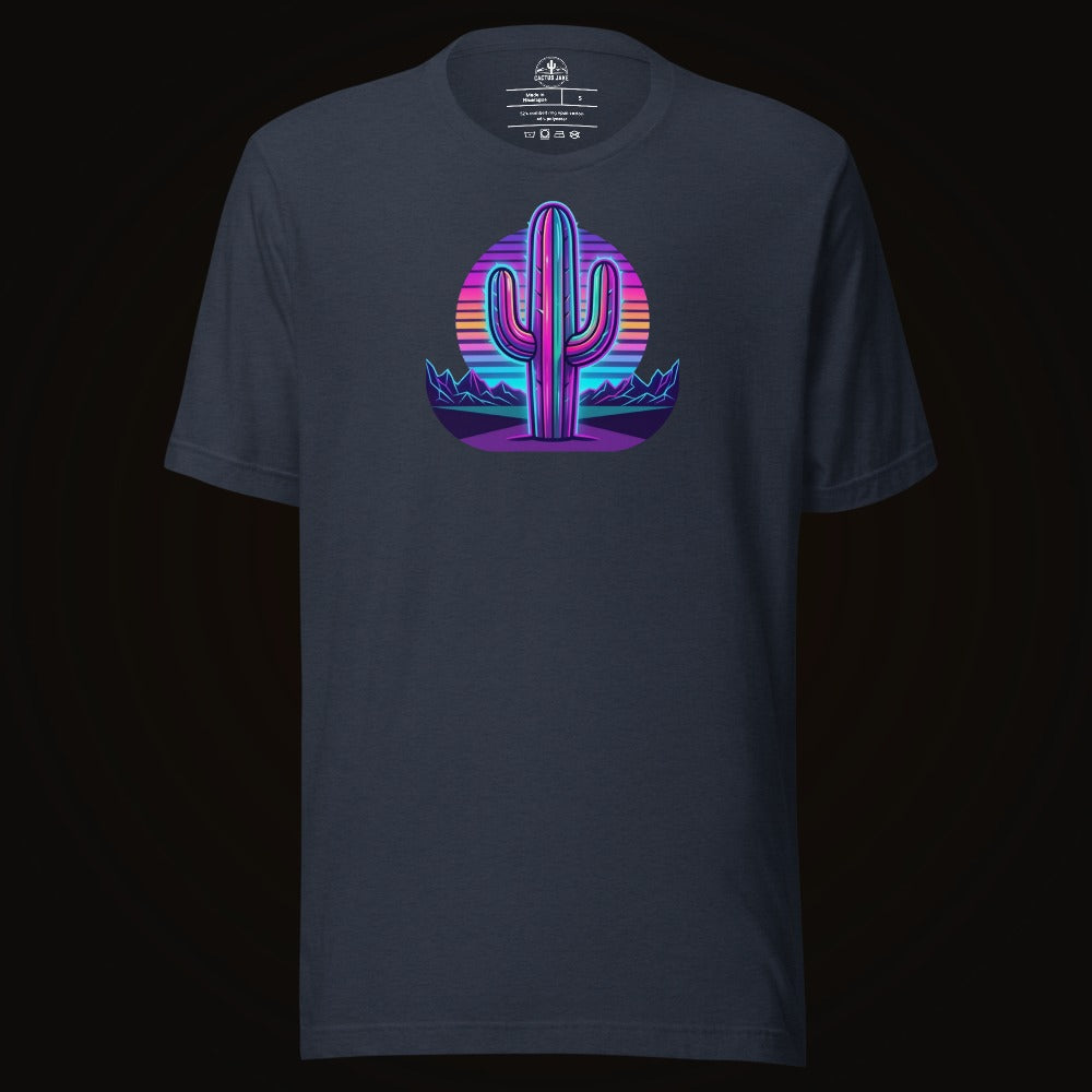 Synthwave Saguaro Tee