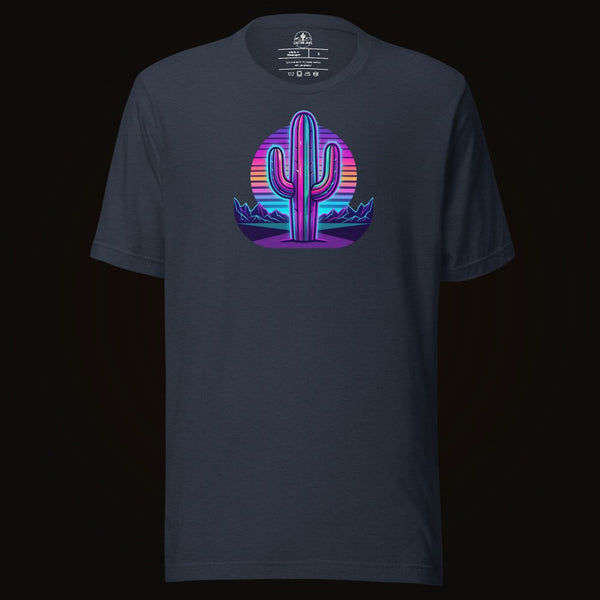 Synthwave Saguaro Tee