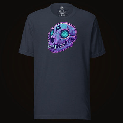 Cyber Mountain Lion Skull Tee